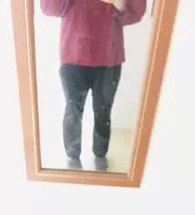 32 입는데 신축성이 좋다고 해서 l로 시켜봤어요
