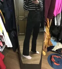 제가 생각했던 핏 그대로이고 세미부츠컷인게 너무 이쁘고
