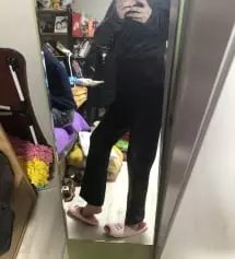 허벅지 부분 여유잇게 남아여
