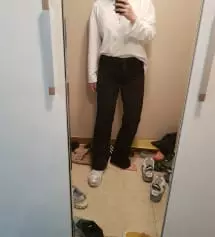 164지만 바지는 165ver로 샀어요
