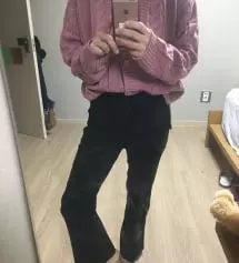 너무 오랜만에 살빼고 바지 사는 거라 뭘 사야 할지도 모르겠고 사이즈도 모르고

