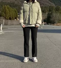 165cm 기장으로 주문했는데 배송 전에 160 오리지널로 기장 바꿨어요!
