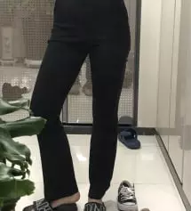 168 /57 s샀는데 좀 작아요 ㅎㅎ 그치만 쫀쫀하고 편해요 m으로 교환해서 입으려구요 길