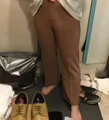 흑흑 슬랙스 너무 짱짱 예뻐요 (⁎⁍̴̆Ɛ⁍̴̆⁎)
