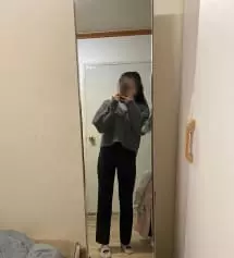 고고싱에서 바지 첨 사본게에욤!! 허벅지쪽에 살집이 있고 허리가 얇은편이어서 바지핏