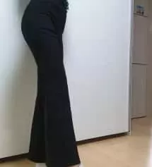 168/48~49 나가는데 허리는 얇고 허벅지가 두꺼운 편이라 항상 m이나 l 사이즈 바지만 