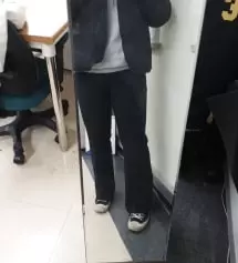 키166에 80키로 뚱땡이 입니다. 항상 슬랙스를 사면 길이도 어정쩡하고 핏이 맘에 안들