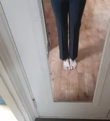 짧을까봐 걱정했는데 발등 위까지오고 좋아요 165했으면 길어서 후회했을 거 같아요