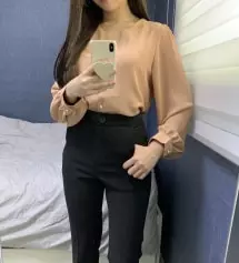 바지 진짜 쩔어요!! 신축성 너무 좋아서 사이즈 딱 맞는거 시키셔도 될 것 같아요! 위에