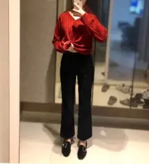 예뻐요! 키가 172 라서 165와 170중에 고민하다가 165에 s를 샀는데 복숭아뼈까지 와요