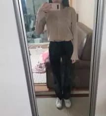 진짜 키에 딱맞게 제작되어서 너무 맘에 들고 허리 얇아보여서 좋아용 봄에 자주 입을거