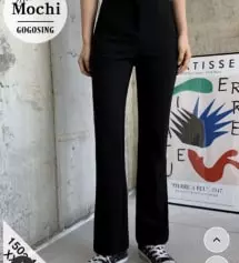 처음 옷 구매한게 이건데 너무 맘에 드네요 하체가 좀 있어서 허리는 뜨고 허벅지는 딱