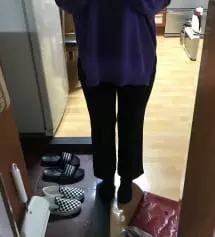 배송은 주문하자마자 다음날 배송 됐던거 같아요! 기장도 발목까지 오는걸
