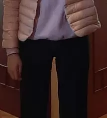 좀 더 길었음 좋았겠어요 컨버스 신고 입었을때 컨버스 굽만 살짝 보이는 핏을 입고 싶