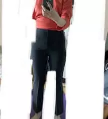 굉장히 딱 맞지만 무지하게 편해용 이얄!! 바지 포장지도 완조니 깜찓했다그용! 사랑해