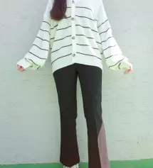 이런 바지 처음 사봤는데 완전 너무 좋아요 기장도 제가 정할 수도 있어서 좋은거같아요