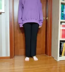 슬랙스 진짜 편해요 허리밴딩이라 좋고 신축성도 엄청 좋아요! 편한바지로 진짜 강추입