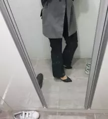 살이 많이 쪄서 예쁜바지는 포기한지 오래였어요ㅠㅠ
