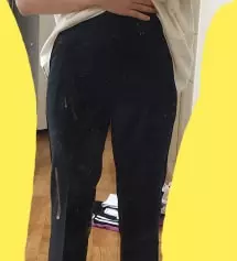 허리는 많이 작아요ㅠㅠ 
