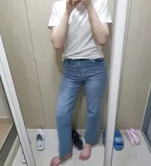 기대했던 만큼 예뻐요!! 키 큰 편이지만 기장 선택할 수 있어서 고고싱 바지는 항상 잘