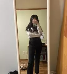 저는 약간 헐렁한 거 말고 저한테 딱 맞는 그런 바지 찾고있었는데 진짜 너무 핏 제가 