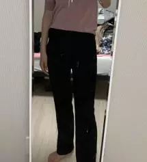 원래 재구매 잘 안하는데 입어보고 너무 편하고 예뻐서 또 구매했어요! 이번엔 165기장