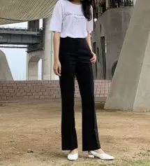 키가 커서 긴 기장의 슬랙스 찾기 힘든데 정말 길이도 너무 딱 좋고 핏도 진짜 쵝오에요