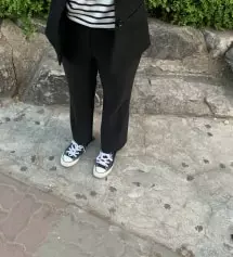 살이쪄서 편안한 슬랙스를 찾고 있었는데 고고싱 슬랙스 진짜 최고에요! 너무 편해요! 