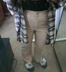 정말 물건이에요. 재구매했어요~~! 스판 좋고 핏도 맘에 듭니다 인생 슬랙스라는 말이 