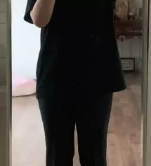 고딩때 3년간 30키로 쪘다가 2년만에 드디어 거의 다 빼고 처음으로 산 바지에요!!!!!하