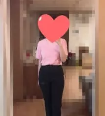 바지핏은 전체적으로 예뻐요!특히 옆태가 진짜 예쁩니다.전 뱃살이 있어서 허리 부분이