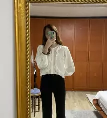 다른데선 슬랙스사면 항상 너무 짧았는데 여긴 길이 완전 적당하고 좋네요~~~핏도 예뻐