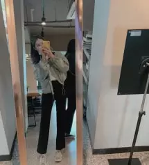 평소 s사이즈 사면 허리가 너무 커서 수선하거나 벨트 메도 핏도 이상해지고 벨트로 너