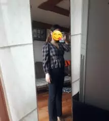 154/54키로 이구요! M사이즈 150 주문했어요! 기장은 150을 살지 155를 살지 고민하다가