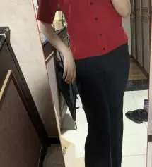 잘맞고 좋네요~~ 키가 170인데도 기장165가 딱 맞아여! 170샀으면 길었을 것 같네요~~~