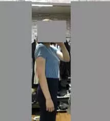 키 170인데 바지를 입었을 때 발목이 보였으면 해서 기장옵션을 160cm으로 선택했습니다