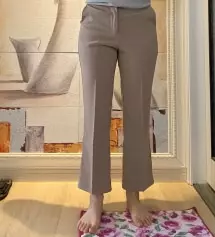 전체샷은 163센치인 사람이 입었을때고 제가 입었을땐 복숭아뼈까지 오는거같아요. 생각