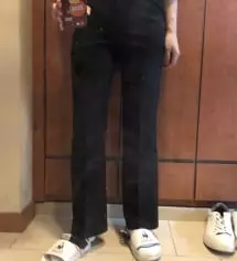 진짜 원하는 핏 그대로 나와요 고고싱에서 바지 네번째인데 실패가 없네요. 163에 배 나