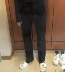 진짜 원하는 핏 그대로 나와요 고고싱에서 바지 네번째인데 실패가 없네요. 163에 배 나