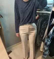 요즘 슬랙스가 너무 입고 싶어서 여기저기 찾아보다가 고고싱으로 샀네요. 입어보니 역