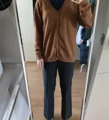 정말 길이 안줄이고 입는 바지 처음이예요... 겨울이 다가와서 조금 두께감이있었으면좋