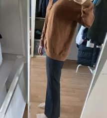 정말 길이 안줄이고 입는 바지 처음이예요... 겨울이 다가와서 조금 두께감이있었으면좋