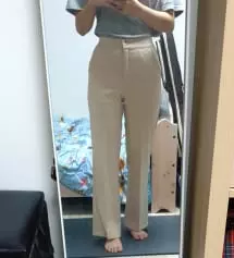 허벅지 둘레 53에 하비입니다. 그래서 하비버전으로 구매를 했더니 허벅지가 너무 핏되