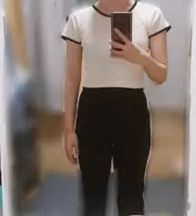 다리랑 허리 사이즈 맞는곳 찾기가 어려웠는데 몸에 딱 맞아서 좋아요 그리고 배송 빨라