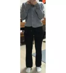 허벅지에 살이 몰린 체형이라서
