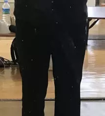 모찌슬랙스블랙150 S사이즈 적당히 잘맞습니다
