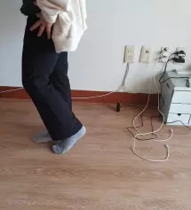 너무 좋아요  저번에 산 바지는 허리가 컸는데 이번에 한치수 작게 샀더니 허리랑 엉덩