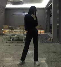 이거 슬랙스 진짜 대박입니다 여러분,, 키 149 몸무게 38~39 오락가락 하는 체중이구요