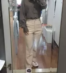 와...태어나서 첨에 저렇게 딱 맞는 사이스 봤네요. 골반이 좀 커서 바지 입을 때 허벅