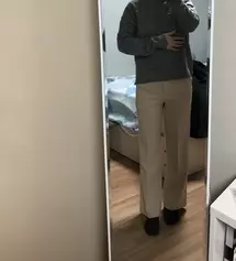 구매만족도 넘 높은 상품이에요!! 색상도 예쁘구요, 기장이랑 전체적인 사이즈, 핏 다 